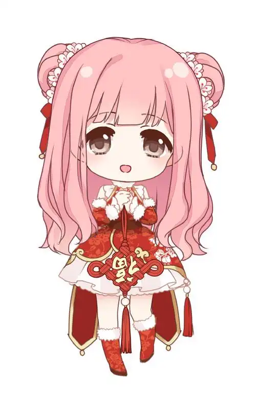 q版暖暖可爱表情包桌面壁纸