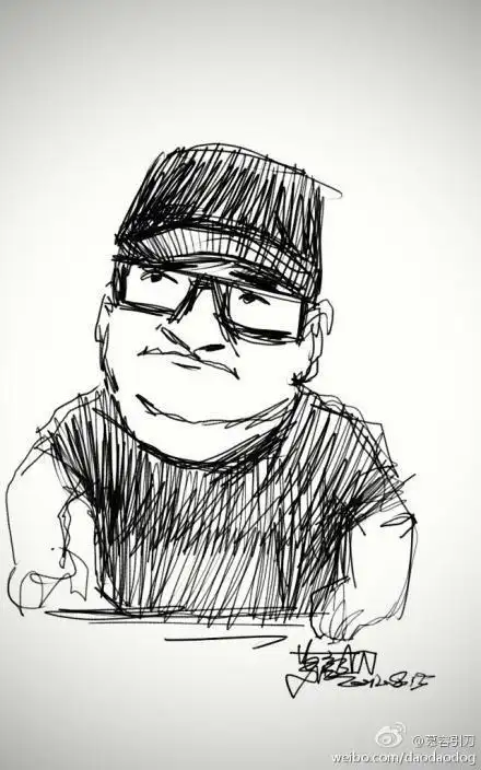 简笔画 手绘 线稿 300293刘欢表情包 卡通刘欢好汉歌表情包刘欢漫画怎