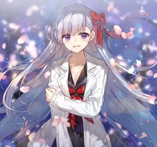动漫美图:fate系列紫发少女间桐樱,可爱高清壁纸分享