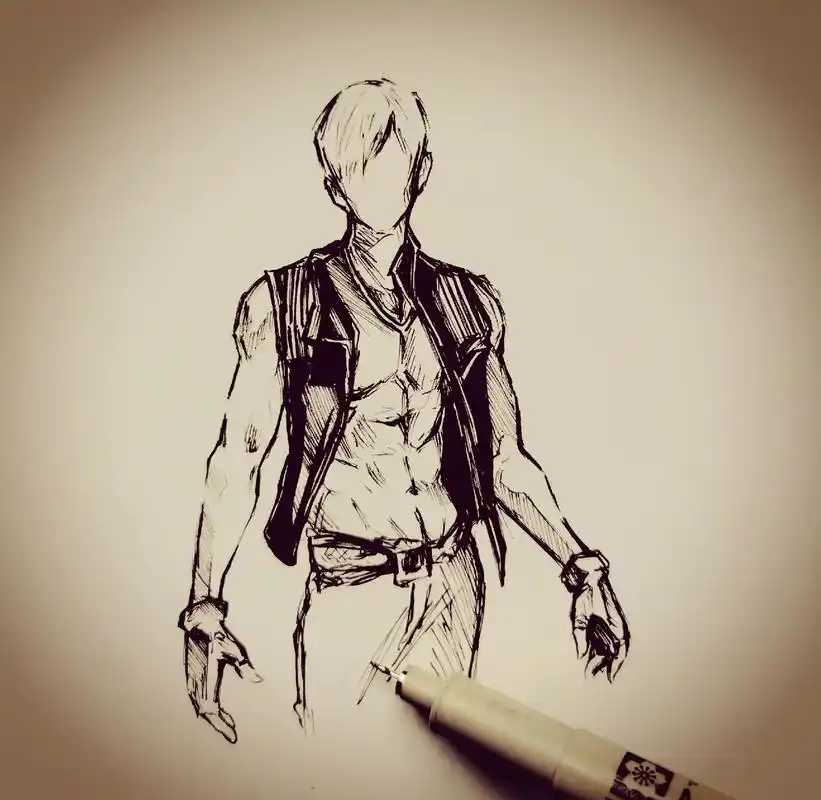 简笔画 #周杰伦 #jay #青春 #速写 - 抖音