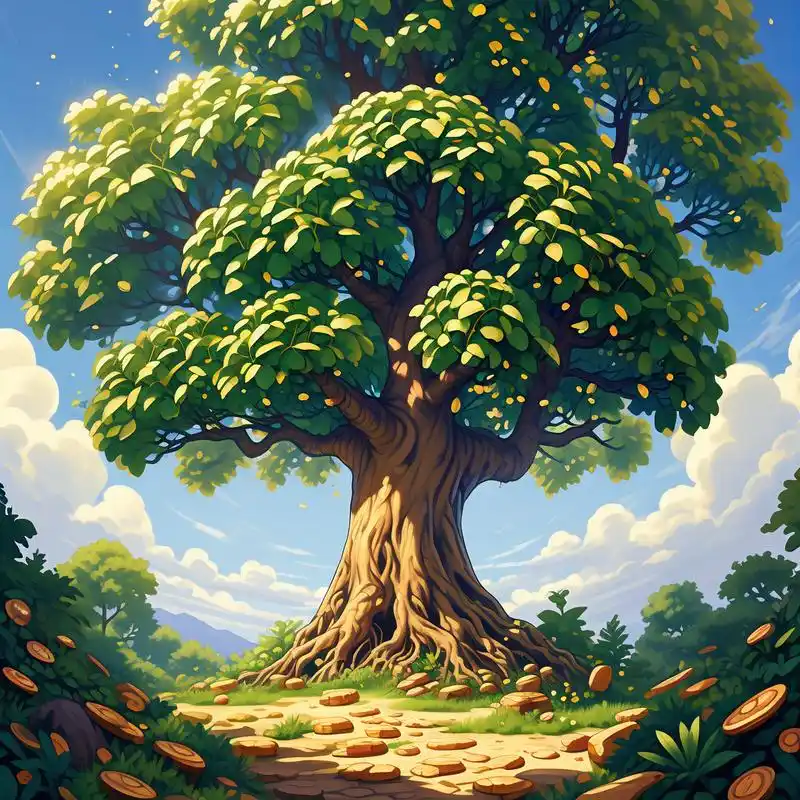 换上这款发财树头像,让你财运滚滚来!