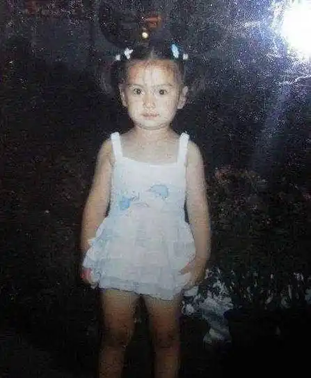 珍贵老照片:一次性看完杨颖的容貌变迁史_baby_时候_港台明星