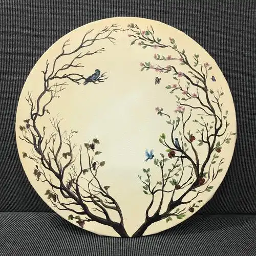 20厘米圆形画板.丙烯练习.