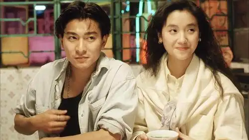 1990天若有情之追梦人乖乖女就这么穿赛博朋克的香港夜景吴倩莲