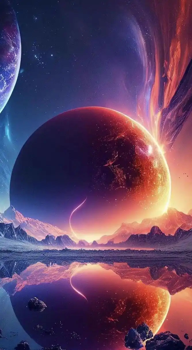 美景# #宇宙# #科技# [小红花][小红花][小红花]在宇宙天空的辽阔