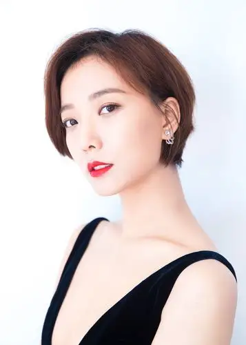 王珞丹戛纳红毯照曝光 一袭深v黑裙性感迷人