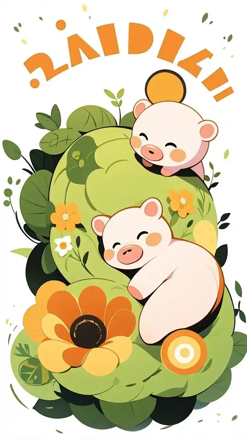 99超萌小猪壁纸来袭!93 萌化人心的可爱小猪壁纸来啦!