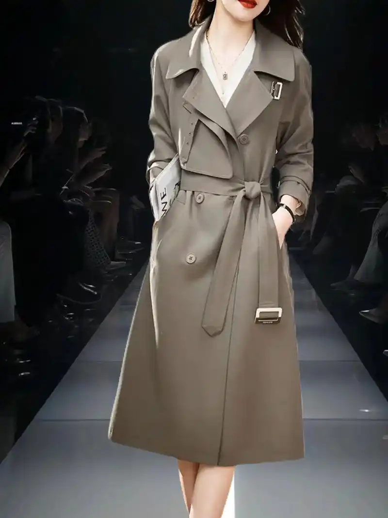 轻奢大气风衣女款,所有款式都在我的橱窗里