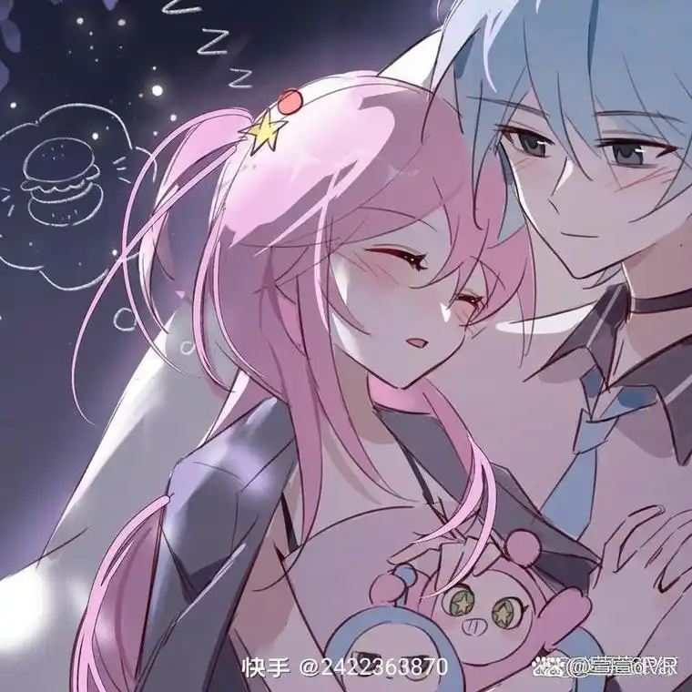 小粉小蓝cp图来啦!情侣快来领头像