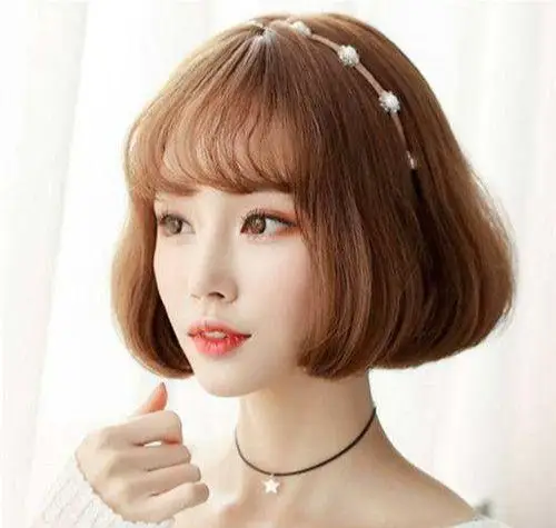 9款大脸圆脸适合发型女图片,甜美可爱还显脸小