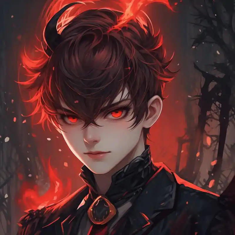 94冷酷帅气的恶魔男生头像97 想寻找一款独特且充满个性的头像吗?