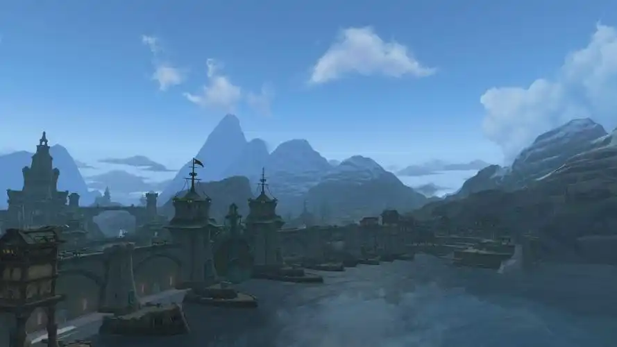 《魔兽世界》8.0联盟新主城预览 港口城市风景美