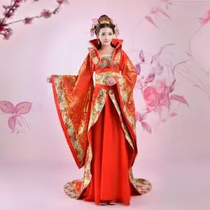 古装汉服贵妃唐朝皇后仙女演出服武媚娘武则天贵妃醉酒写真