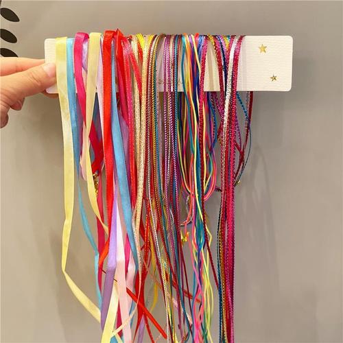 儿童发饰女童编发神器小女孩彩带头饰公主网红彩绳女宝宝头花发绳