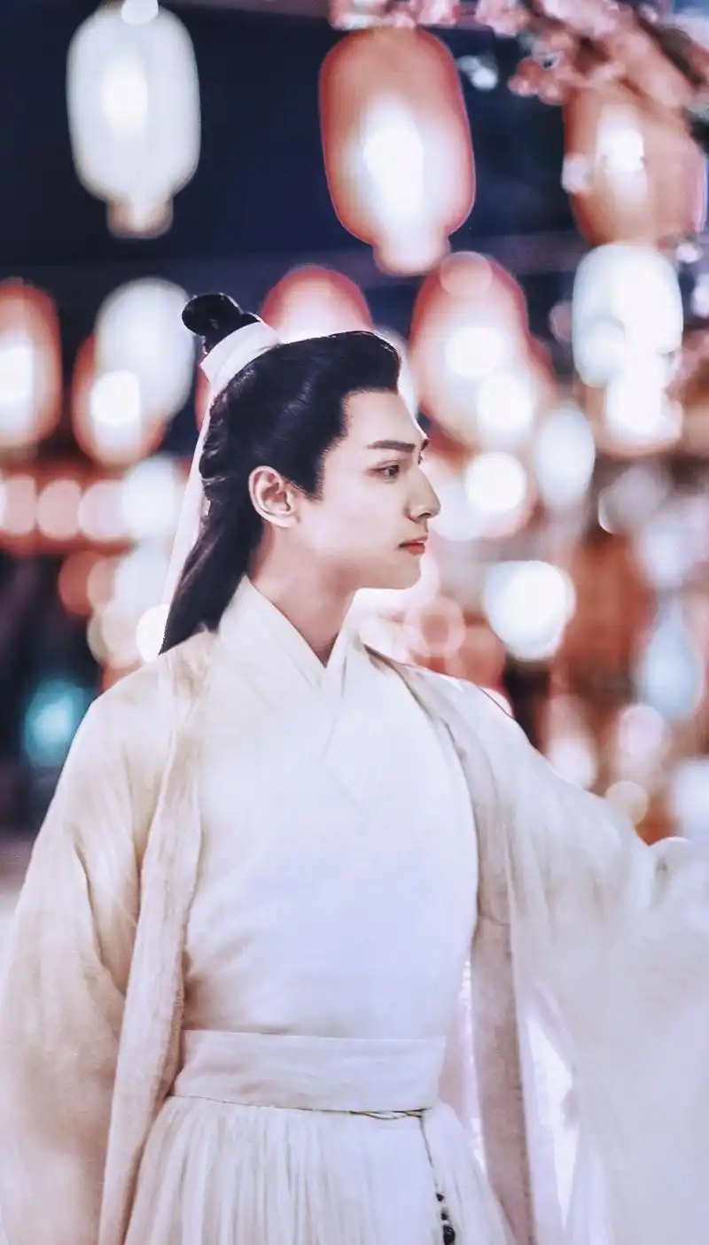 罗云熙古装,此公子只应见画,人间哪得几回闻,白衣翩翩人似玉