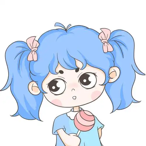 可爱风双马尾小女孩女生头像卡通图片_单张头像_头像屋