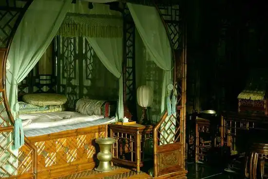 图文新红楼梦片场成景点黛玉卧室