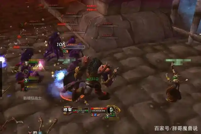 魔兽世界怀旧服防战在副本中如何拉群怪,疯狂按tab完全停不下来