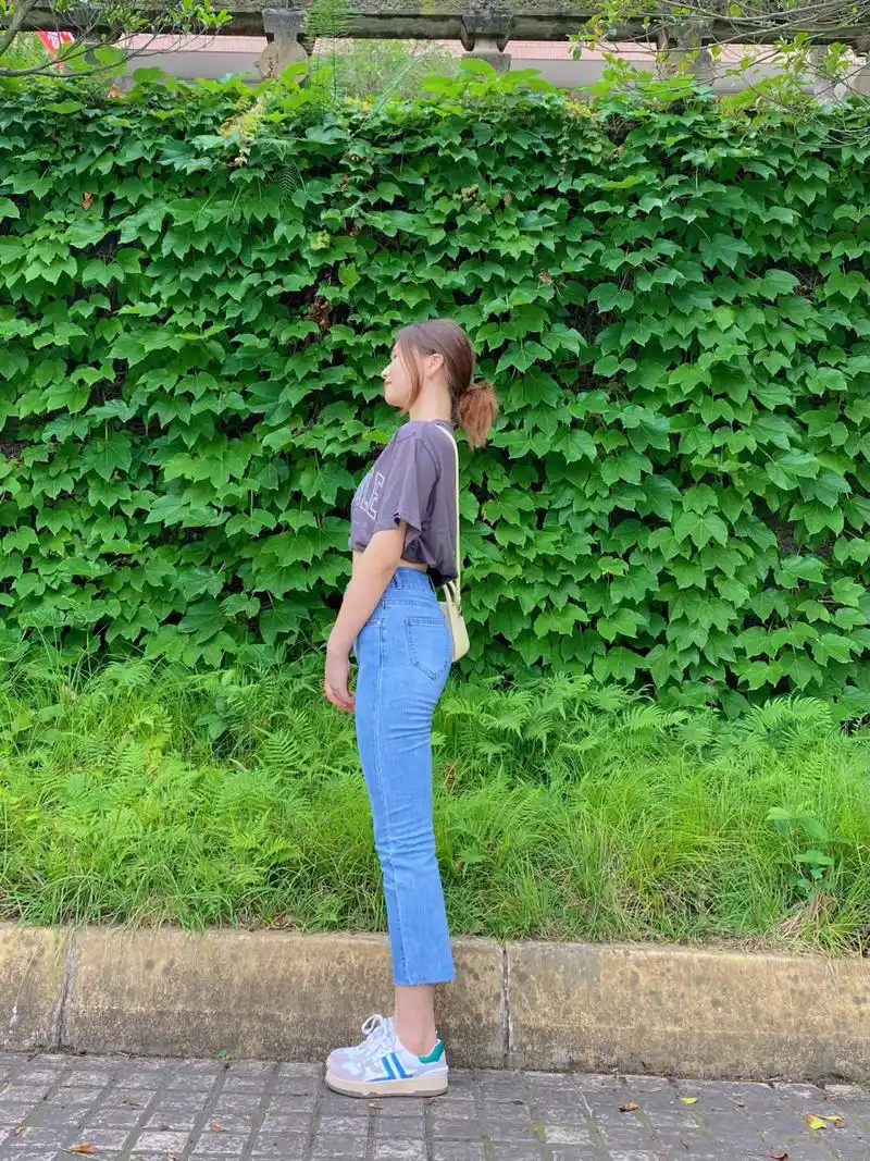 170cm 120斤 微胖高个子穿搭95 高个子女生看过来7515裤子好显