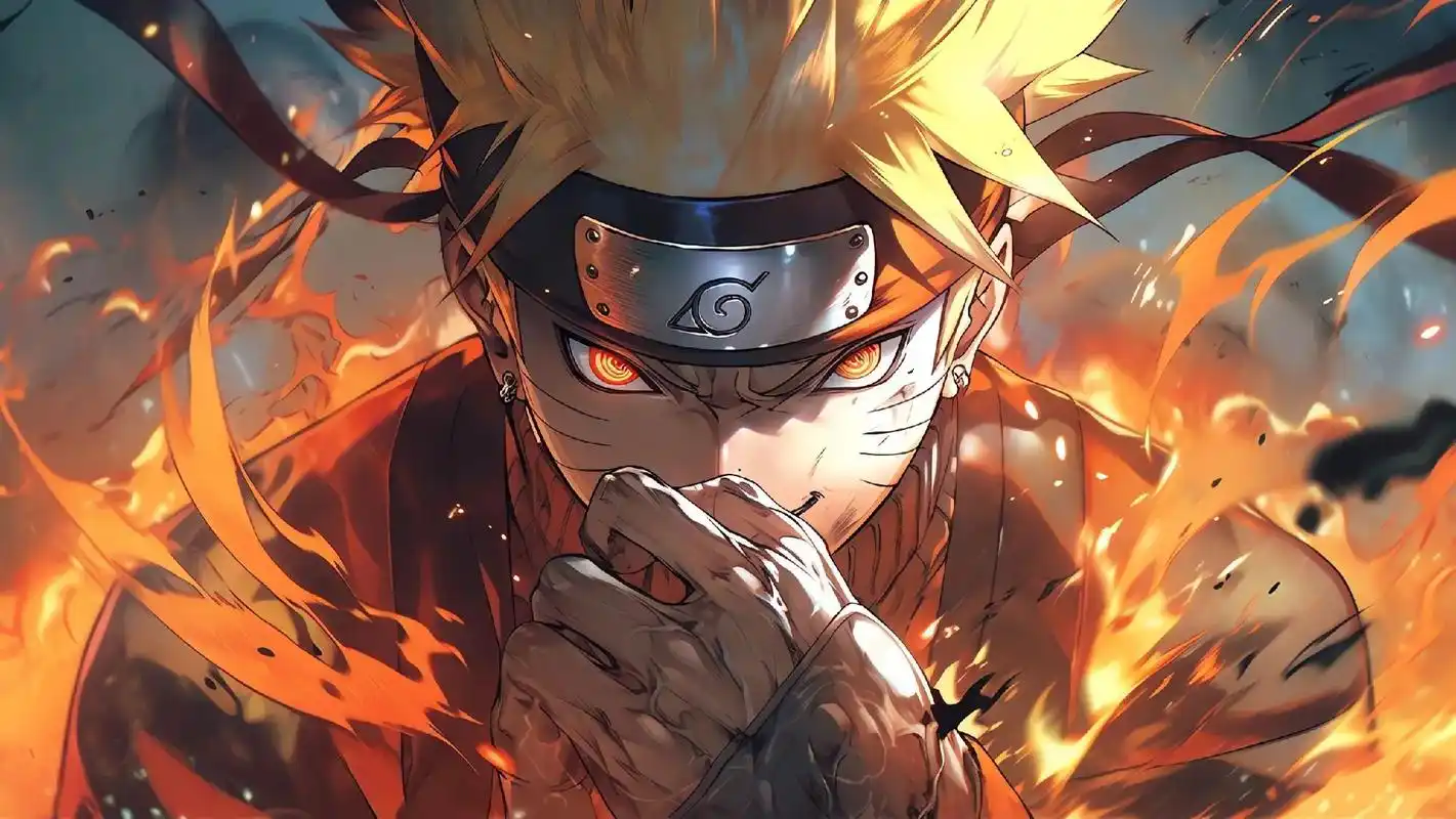 超燃鸣人壁纸97太帅了97太燃了.#火影忍者 #鸣人 #高清 - 抖音