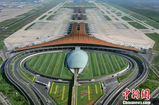 北京首都国际机场三号航站楼 ·ma wenxiao · sino 摄中新网北京7月