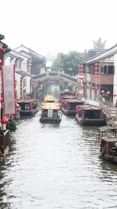 小桥流水温馨唯美图片