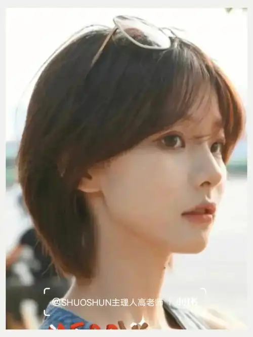 佛山短发发型 短发烫发  佛山烫发 佛山染发 锁骨发型 佛山造型烫 显