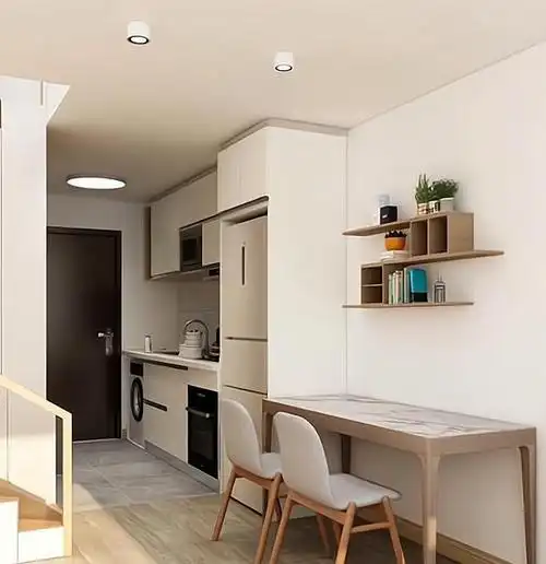 32㎡小户型公寓怎么装修?简约现代风设计,让你眼前一亮