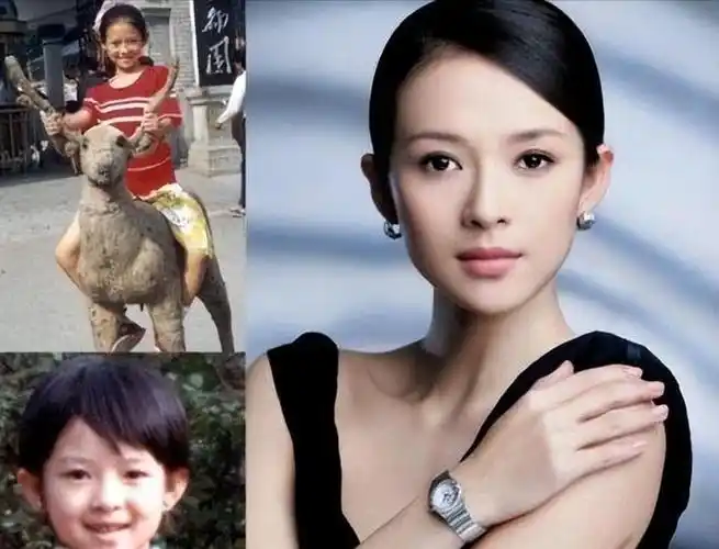 章子怡年轻时有多美青春期照片曝光堪称真正的玉女掌门人