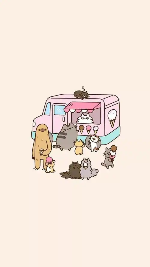 简约萌萌哒的卡通动漫背景图片 适合情侣的潮流聊天背景图片,超萌的