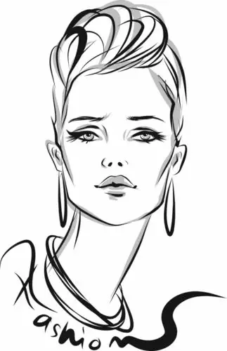 手绘人物头像平面广告素材免费下载(图片编号:8654888)-六图网