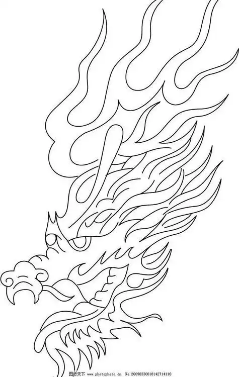 简单的龙头简笔画