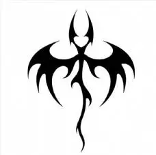 飞龙图腾纹身图案图片