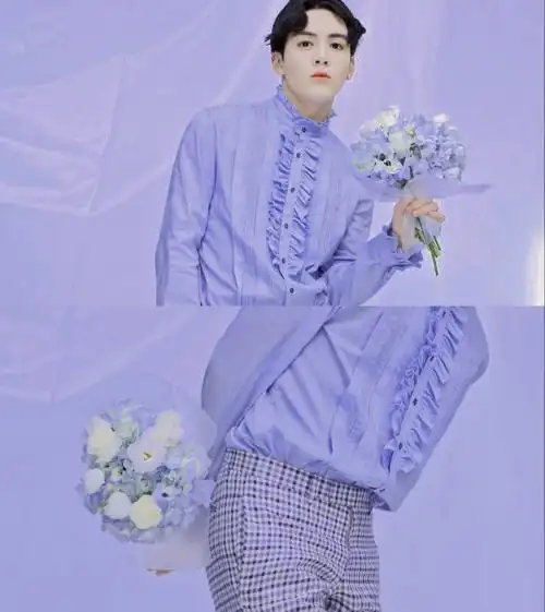 宇日俱曾  #曾舜晞今天是小晞王子06最近喜欢这种淡紫色调嘿嘿