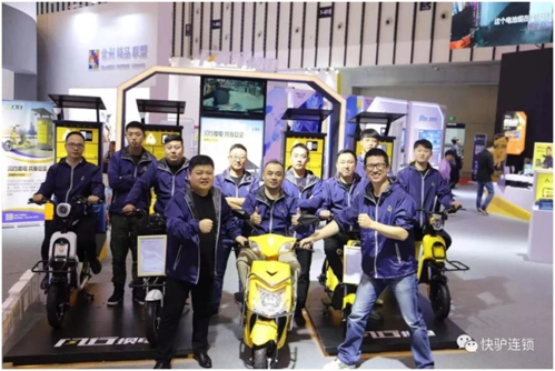 金超威快驴全方位席卷南京展剑指2020行业巅峰