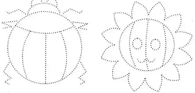 六,意力训练之虚线描实,改善孩子写字歪歪扭扭