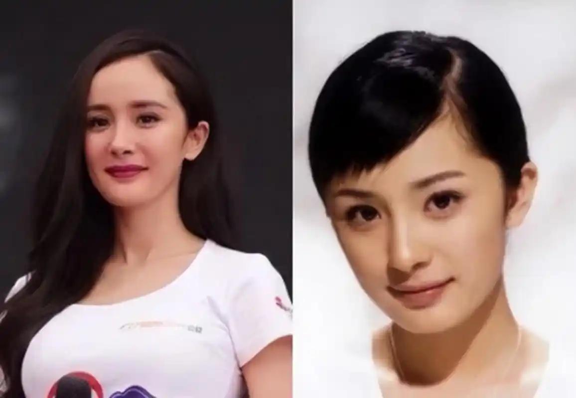 明星出道前后对比惊人,完全认不出 1,杨颖,现在的杨颖看到之前的照片