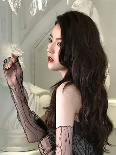 特价假发长发微卷发片_女生接发假发微卷.大波浪.一片式.