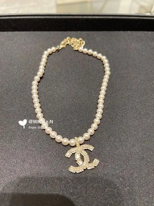 chanel22k珍珠项链