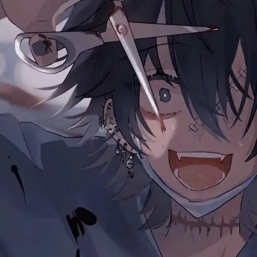 动漫男头,这个有点病娇的感觉!