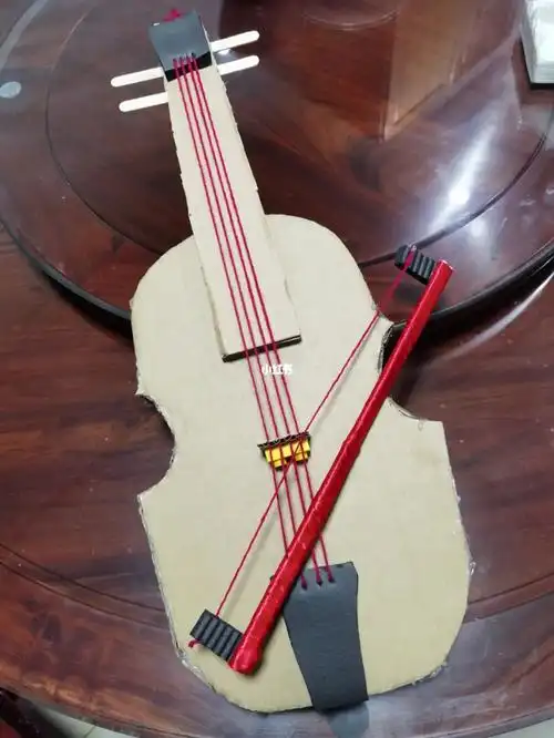 幼儿园手工小提琴