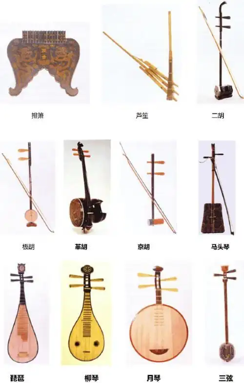 常见乐器大全 乐器名称及图片大全