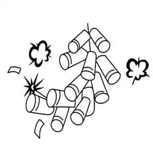 鞭炮简笔画烟花爆竹简笔画物品烟花爆竹物品简笔画步骤图片大全