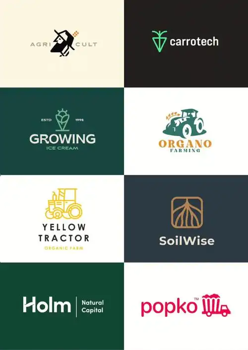 农场牧场农副产品农业logo设计标志设计案例