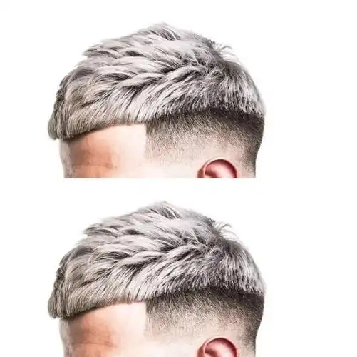 男生盖头镂空两侧刻痕,短发图片-第2图,发型图片