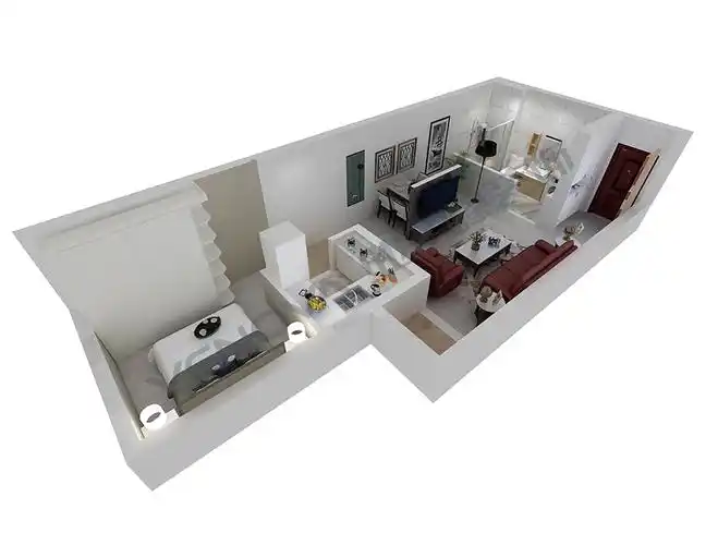 和悦园-61㎡-一居室-绅士风度