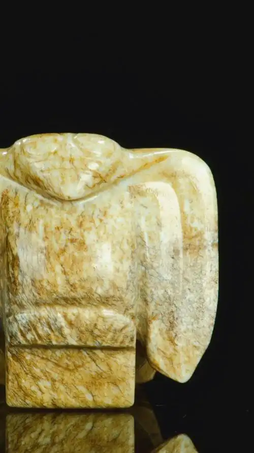 古玉老玉高古玉红山文化玉鸟