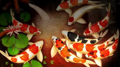 海洋里的金鱼图片