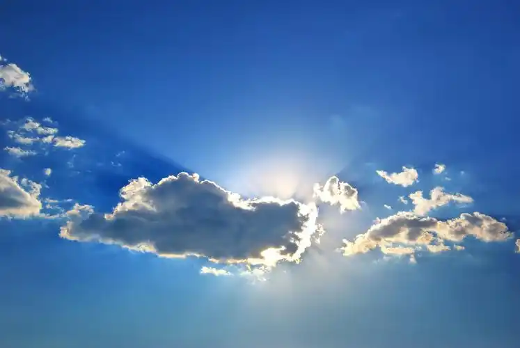 蓝色,蓝天,晴朗