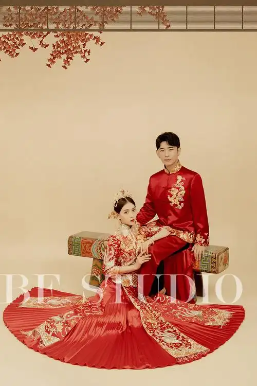 【tc高定中式】工笔画 婚纱照-南京芭妃韩国摄影-wed114结婚网